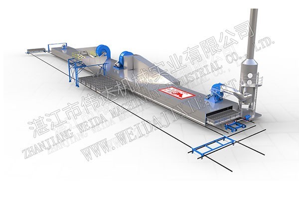 洞道式熱風(fēng)穿透隧道爐(干燥線)